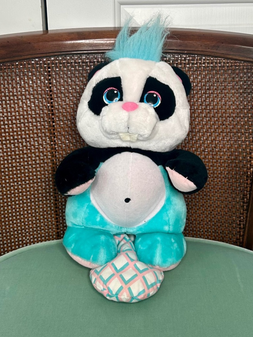 Wuzzle Pandeaver Vintage Hasboro Softies Walt Disney 1986 Panda/Beaver